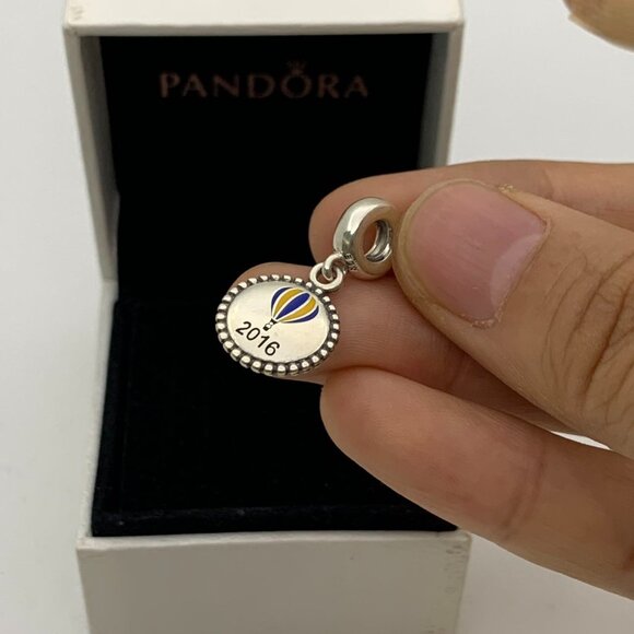 ✨🔥Pandora 2016 World Hot Air Balloon Exclusive Dangle Charm S925 - Picture 4 of 7